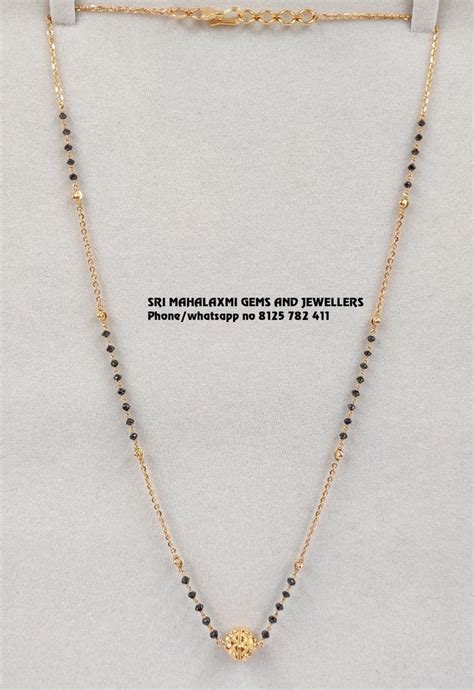 Black Diamond Mangalsutra Necklace Designs Indian Jewellery Designs