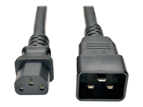 Tripp Lite 3ft Pdu Power Cord Cable C13 To C20 Heavy Duty 15a 14awg 3