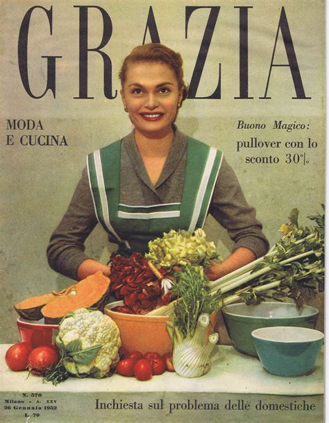 Grazia 1952 Fashion Magazine Italy Vintage Italian Etsy Fashion