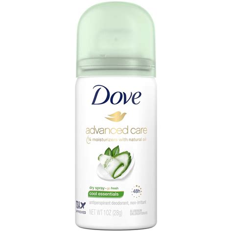 Dove Advanced Care Travel Sized Dry Spray Antiperspirant Deodorant Cool