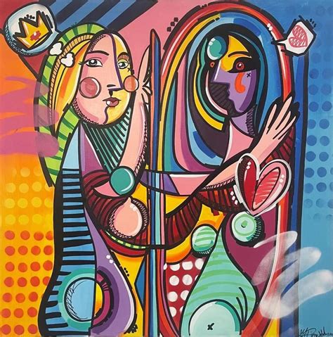 King Redd X Picassos Girl In The Mirror By King Redd Original