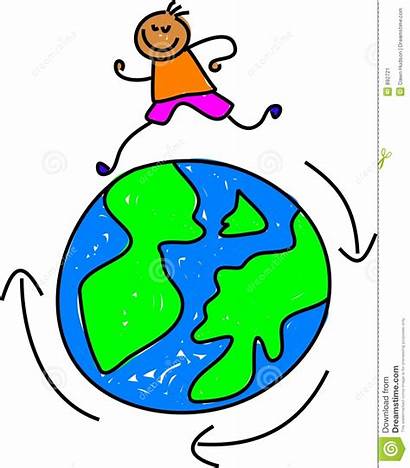 Clipart Travel Travelling Clip Migration Kid Around