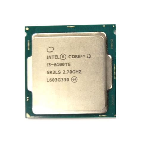 Malaysia Intel Core I3 6100te Sr2ls 270ghz 2 Core 6th Gen Processor