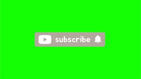 10 Subscribe Button Green Screens Green Screen Tombol Subscribe