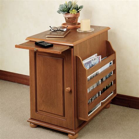 Recliner Side Table With Storage | Home Design Ideas