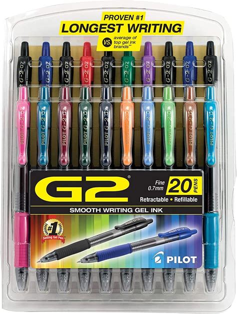 Best Pens Pilot G2 Premium Refillable And Retractable Rolling Ball Fine