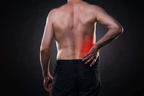 Back Pain Kidney Inflammation Ache In Mans Body Stock Photo Download