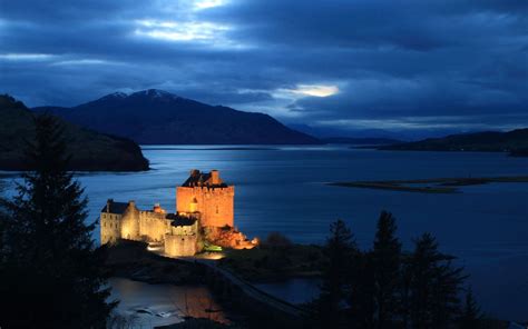 A Stunning View Of Eilean Donan Castle In The Western Highlands Of