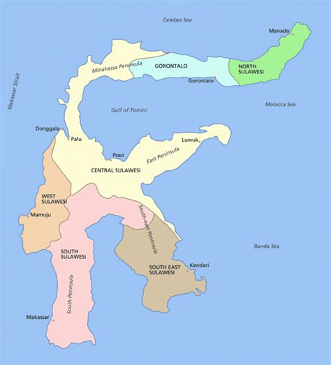 Peta Pulau Sulawesi Sejarah Kekayaan Budaya Dan Alam