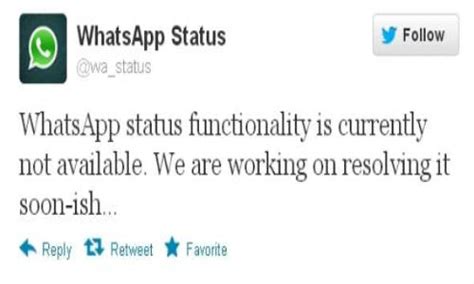 My whatsapp is showing error , status unavailable. Whatsapp Promises to Fix Hoax Error Message Soon - Gizbot ...