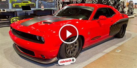 Red Dodge Hemi Challenger Wide Body At 2016 Sema Show