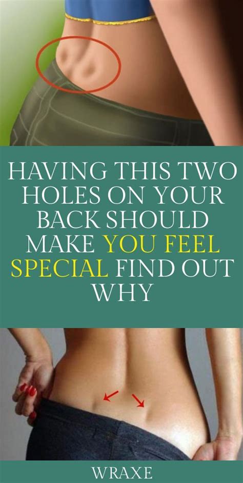 Did You Know Having These Two Holes On Your Lower Back Makes You Really