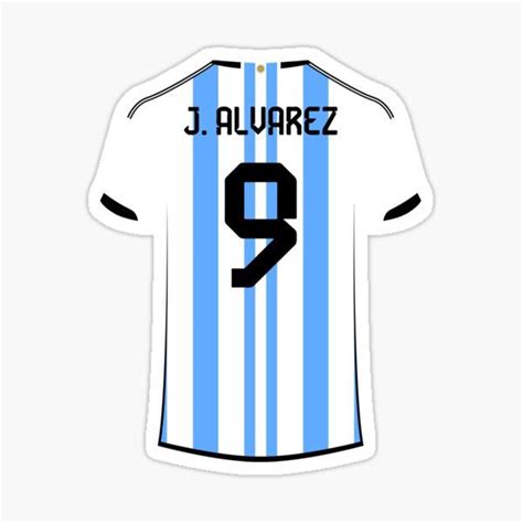 Pegatinas Julian Alvarez Pegatinas Di Maria Argentina Camiseta De