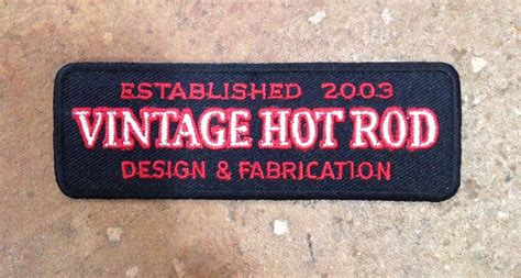 Vintage Hot Rod Chest Patch