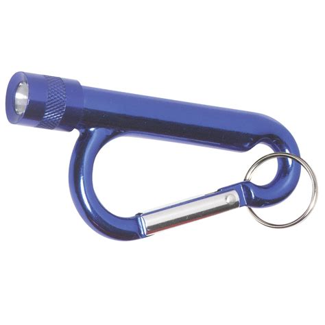 Chiron Light Metal Carabiner Flashlight Wsplit Ring Attachment