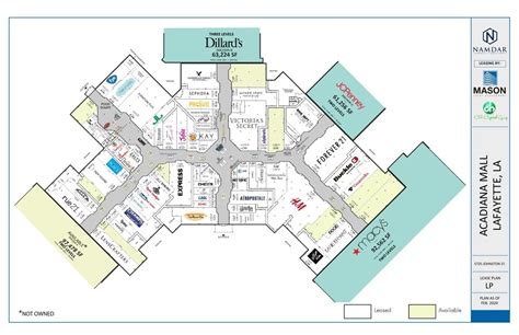 Acadiana Mall Map
