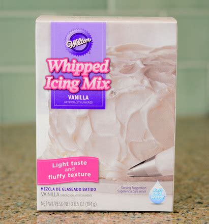 These recipes vary in the type of sugar (coarse. Wilton Whipped Icing Mix, reviewed - Baking Bites