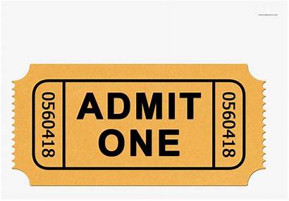 Ticket Admit Template Clip Admission Cinema