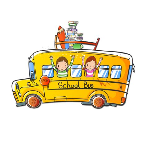 Cartoon School Bus Transparent Image Png Arts