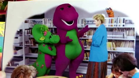 Barney And Baby Bop Go To The Library