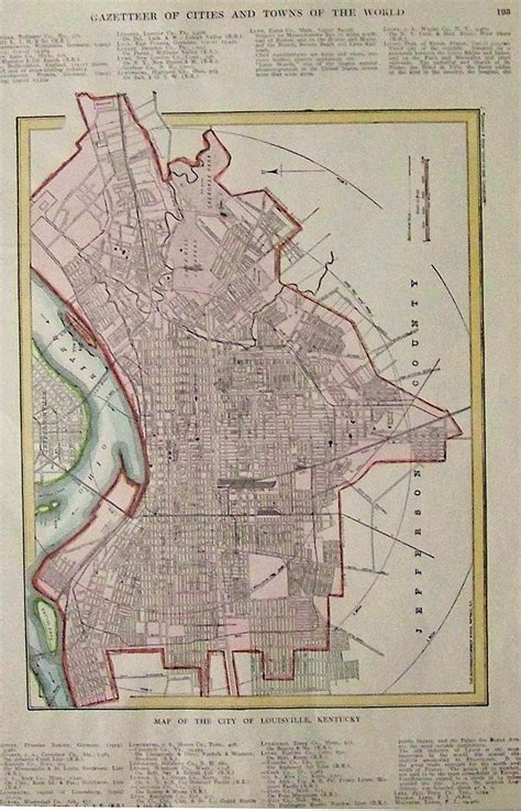 Prints Old And Rare Louisville Ky Antique Maps And Prints