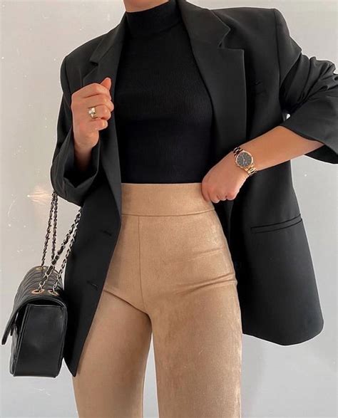 Total Imagen Outfit Pantalon Beige Mujer Formal Abzlocal Mx
