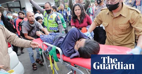 Earthquake On Indonesias Main Island Of Java Kills At Least 162 People Indonesia The Guardian