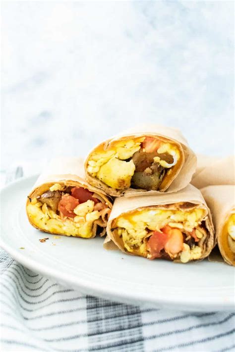 Easy Potato And Egg Breakfast Burrito Bite Your Cravings