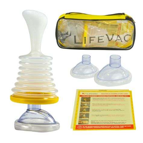 Lifevac Adult And Child Choking Rescue Device Travel Kit One Beat