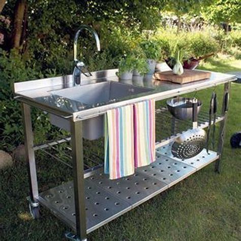 20 Cozy Outdoor Kitchen Decor Ideas For You Outdoor Kitchen Sink