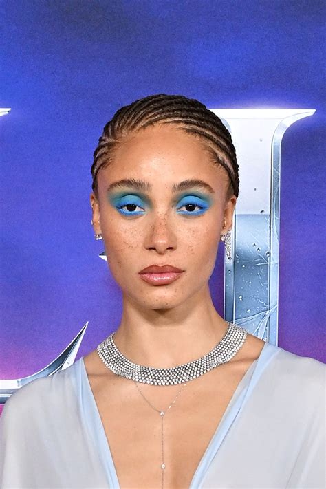 Adwoa Aboah Does Goddess Style In An Icy Blue Naked Dress Vogue France