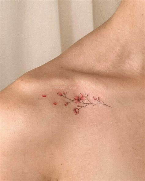 101 Best Flower Collarbone Tattoo Ideas That Will Blow Your Mind Outsons