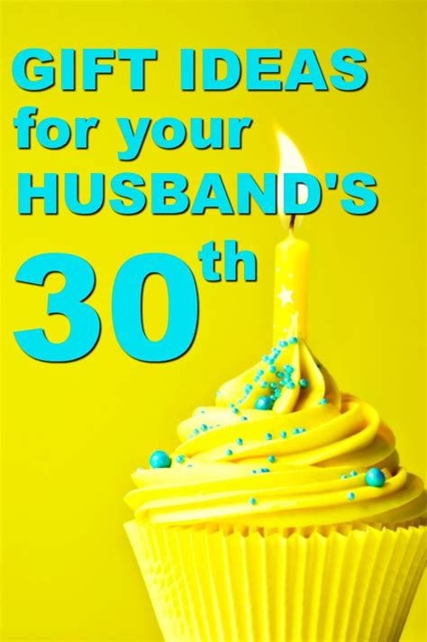 30th birthdays can be the last wild hurrah before family life and responsibilities take over. 20 Gift Ideas for Your Husband's 30th Birthday - Unique Gifter