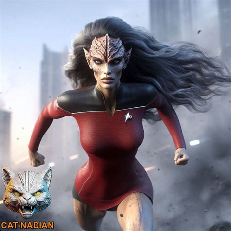 Star Trek Female Human Klingon Hybrid Running011 By Catnadian On Deviantart