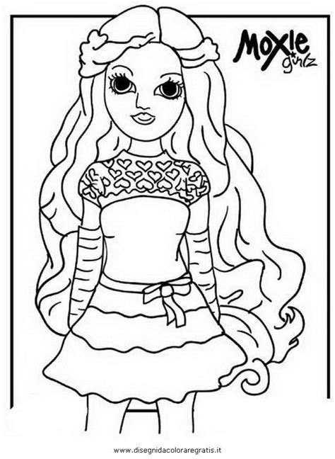 Moxie Girlz Colouring Pages Tattoo Page 2 Coloring Home