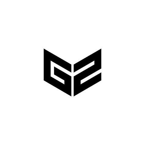 Gz Letter Logo Design With White Background In Illustrator Vector Logo
