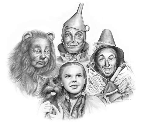 Tin Man Wizard Of Oz Drawing
