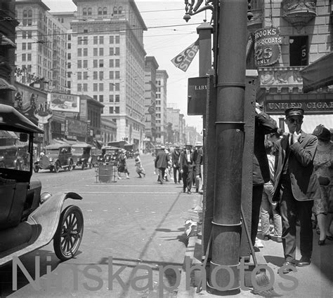 1920s Los Angeles West 6th Street California United States 1920s Antique Photo Reprint Wall