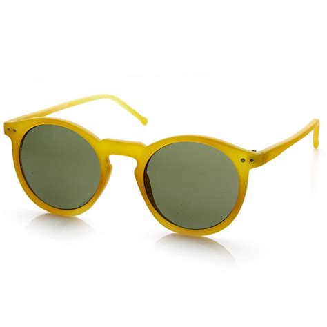 Yellow Round Sunglasses