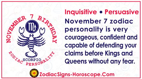 November 7 Zodiac Scorpio Horoscope Birthday Personality And Lucky Things