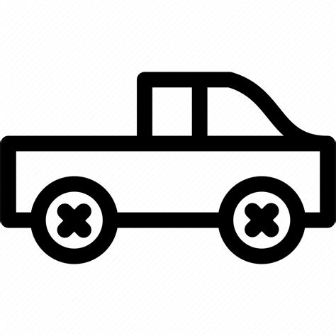 Car Pickup Pickup Truck Truck Vehicule Icon Download On Iconfinder