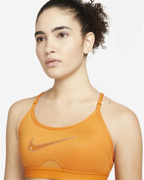 Nike Indy Womens Light Support Padded Graphic Sports Bra Nike Hr