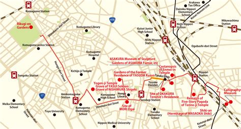 Yanaka Sendagi Tokyo Cultural Heritage Map