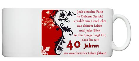 Meine liebe frau hat heute einen besonderen tag. Tasse, Keramiktasse zum 40. Geburtstag | www.handmade-in-nb.de