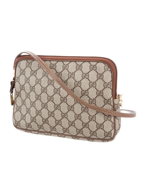 Gucci Vintage Gg Plus Crossbody Handbags Guc158998 The Realreal