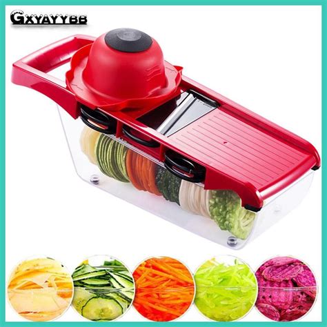 Creative Mandoline Plastic Vegetable Fruit Slicers And Cutter With