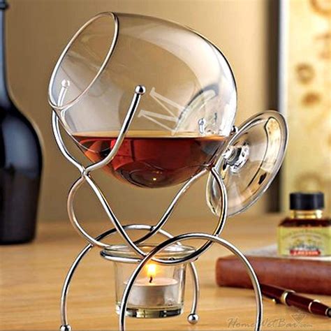 Brandy Snifter And Warmer Set Large