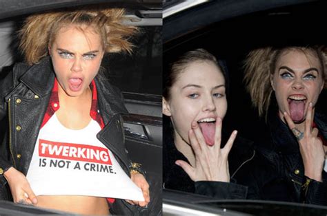 Cara Delevingne Says Twerking Is Not A Crime As She Strikes Naughty