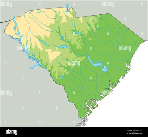 South Carolina Map Fotografías E Imágenes De Alta Resolución Alamy