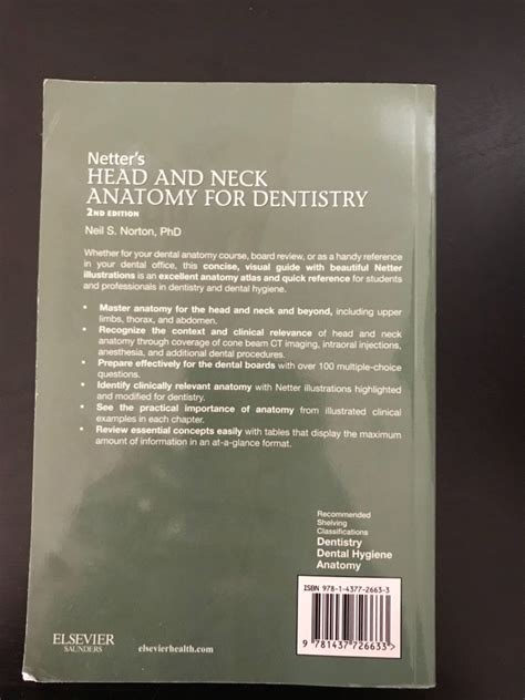 Netter Basic Science Netters Head And Neck Anatomy For Dentistry By